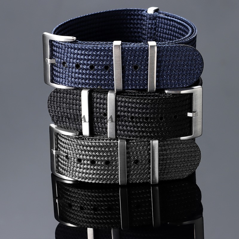 Nato Strap Nylon - Tali Jam Tangan Kain Nilon 18Mm