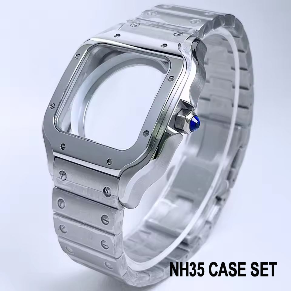 Cartier Watch Santos - Casing 38mm NH35, terbuat dari baja
