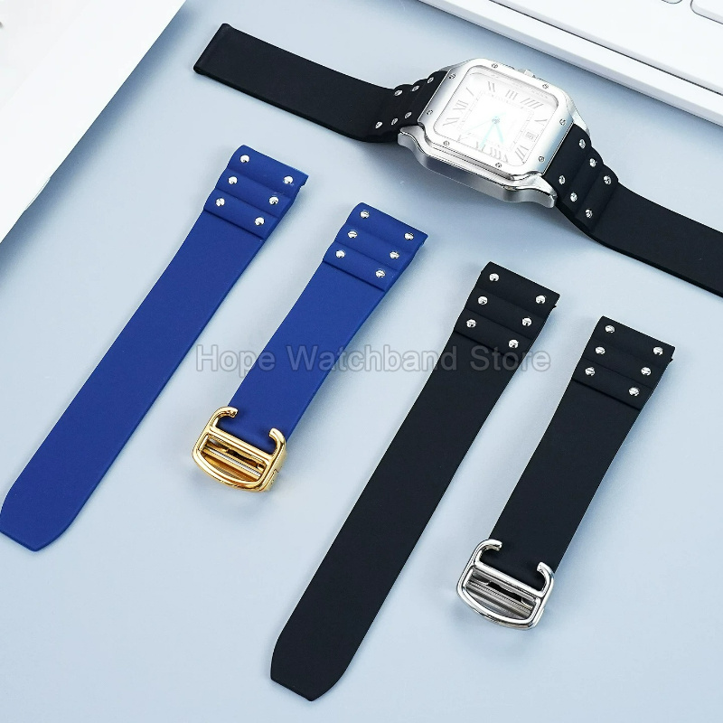 Aksesoris Jam Tangan Silikon A - Cartier Watch Tank ulasan dan harga