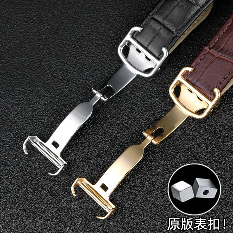 Tali Jam Tangan Kulit Asli Gel - Cartier Watch Tank ulasan dan harga