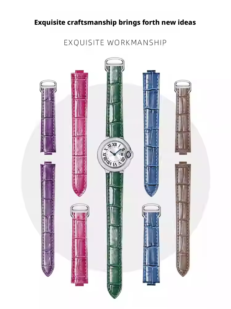 Tali Jam Tangan Kulit Sapi Asl - Cartier Watch Ballon Bleu ulasan dan harga