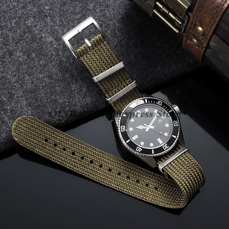 Tali Jam Tangan Kain Nilon 18M - Nato Strap Nylon ulasan dan harga