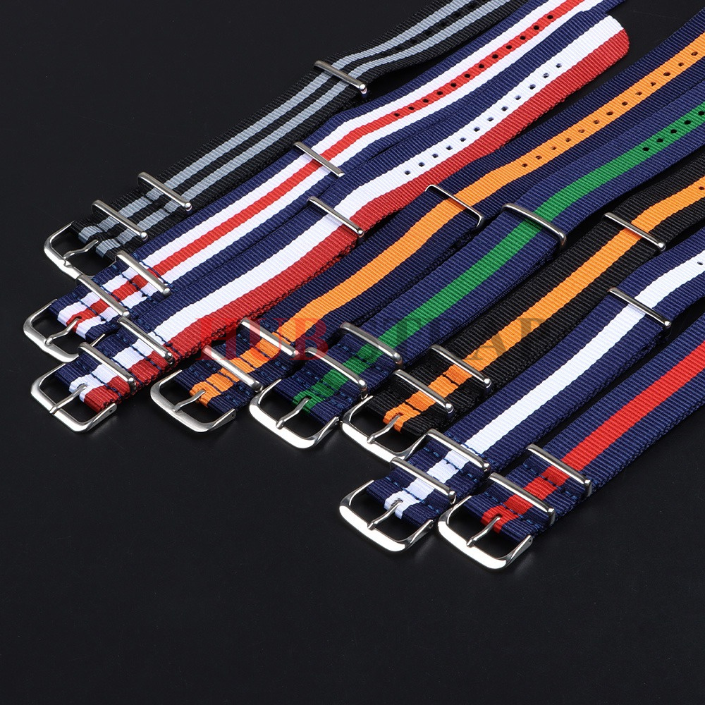 14mm 16mm 18mm 20mm 22mm 24mm  - Nato Strap Nylon ulasan dan harga